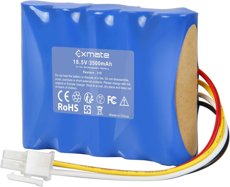 Exmate 18.5V 3500mAh Akku Li-ion Kompatible mit Gardena Sileno R100Li,R130Li,R160Li, Husqvarna Autom