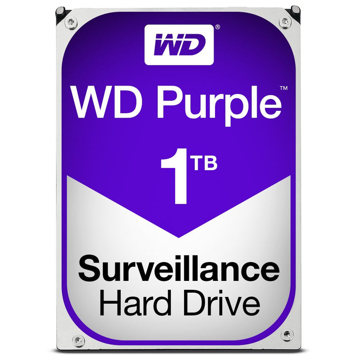 WD Purple 1 TB Festplatte für Videoüberwachung - Intellipower SATA 6 Gb/s 64MB Cache 3.5 Inch - WD10
