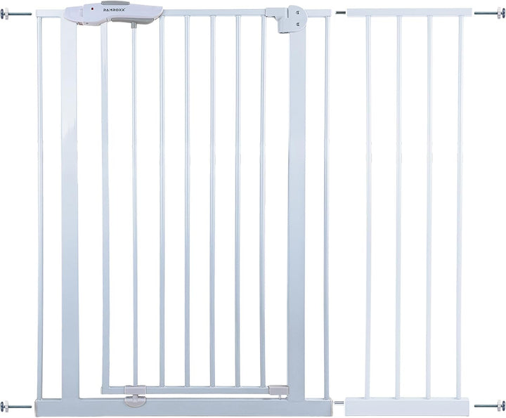 Absperrgitter Treppenschutzgitter weiss für 105-135cm Durchgang 110cm Hoch