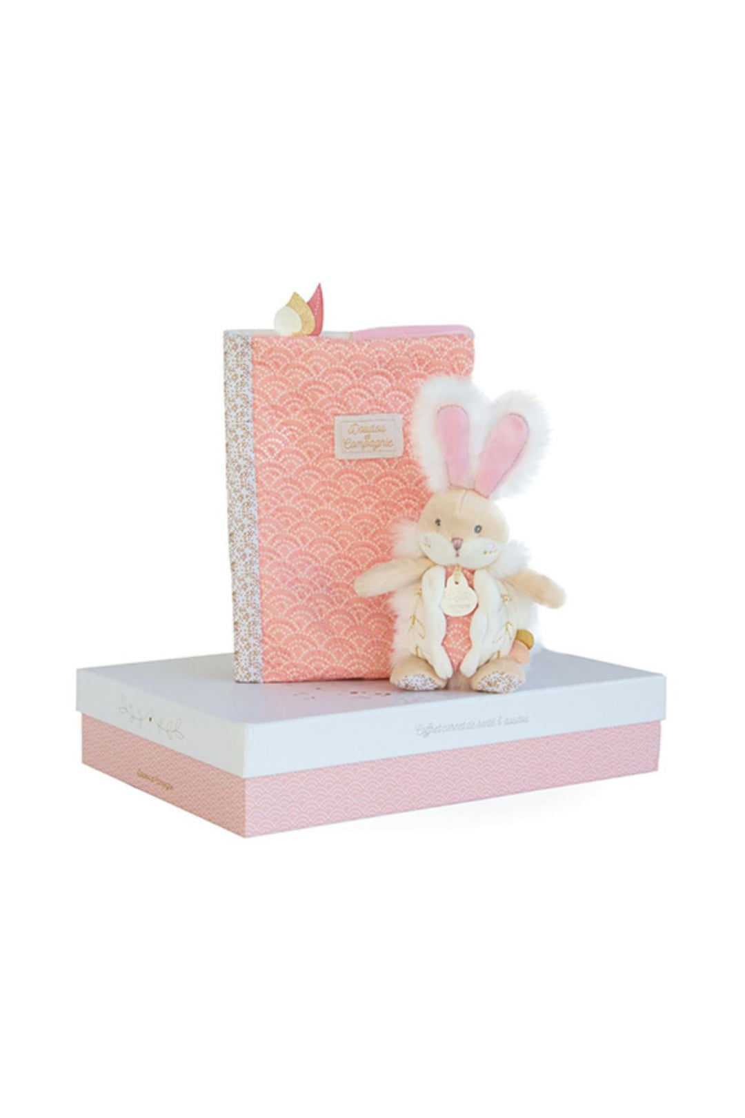 Doudou et Compagnie DC3498 RABBIT OF SUGAR Rose - Box schützt Gesundheitsheft + Decke, rosa, Rosa