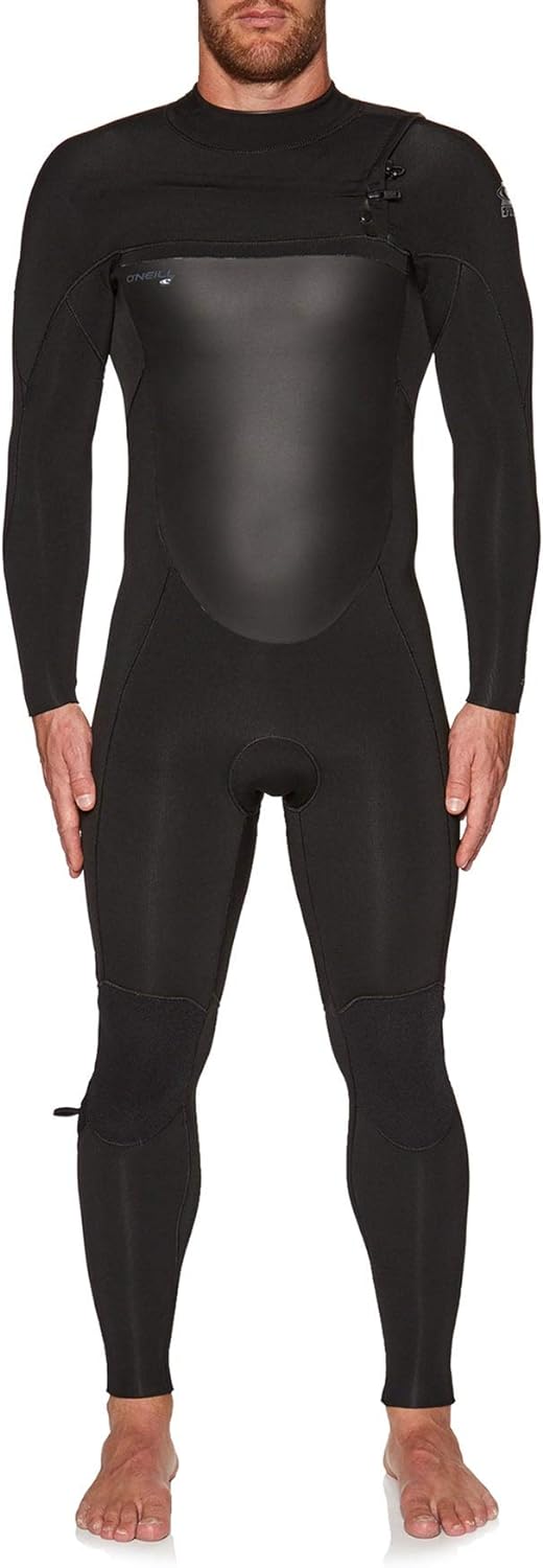O';Neill Herren Epic 5 / 4mm Brust Zip Neoprenanzug Schwarz - Seamless Paddlezones. Fluidflex Firewa