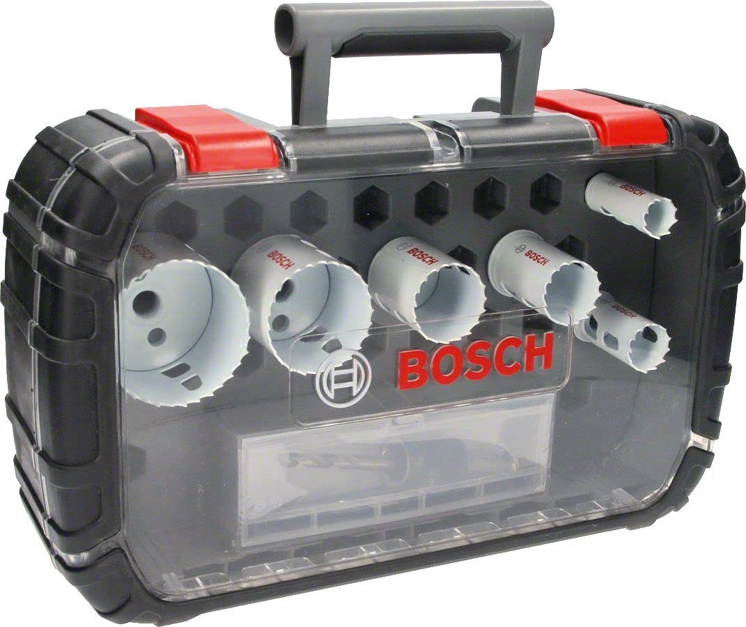 Bosch Professional 9 tlg. Lochsäge Progressor for Wood & Metal Set Sanitärinstallateur (für Holz und