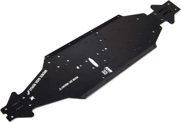 ARRMA Aluminium-Chassis CNC 7075 T6 LWB, Schwarz: EXB, ARA320571