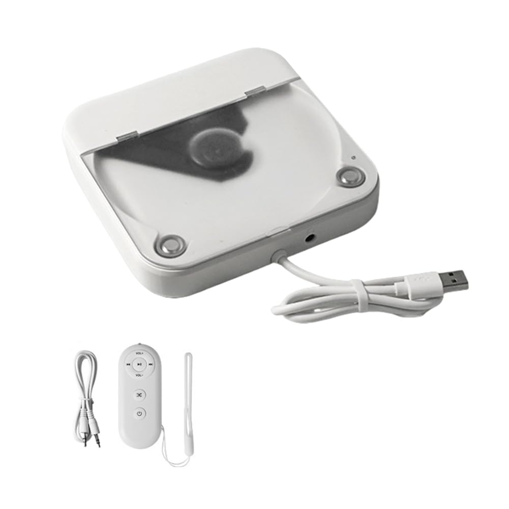 Jevina Tragbarer Universal-CD-Player fürs Auto - Verlustfreie Verbindung, Einfache Bedienung, Kompat