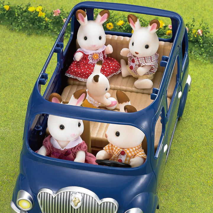 Sylvanian Families 5274 Familien-Siebensitzer - Puppenhaus Auto Spielset