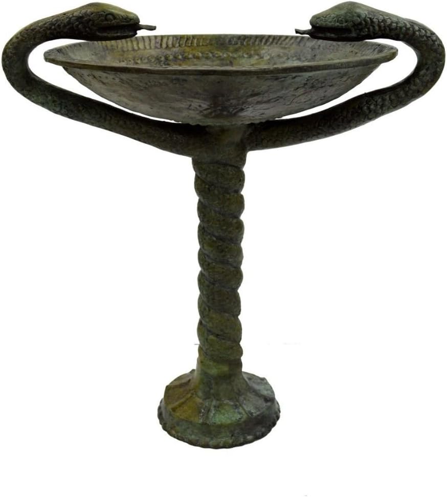 Hand Made Myzinäische Bronze, Kylix mit Schlangen, antikes griechisches Kunst, Wachsausschmelzung, B