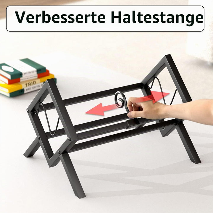 EKNITEY vinyl schallplatten aufbewahrung für 80–100 LPs metall lp Schallplattenständer einfach zu mo