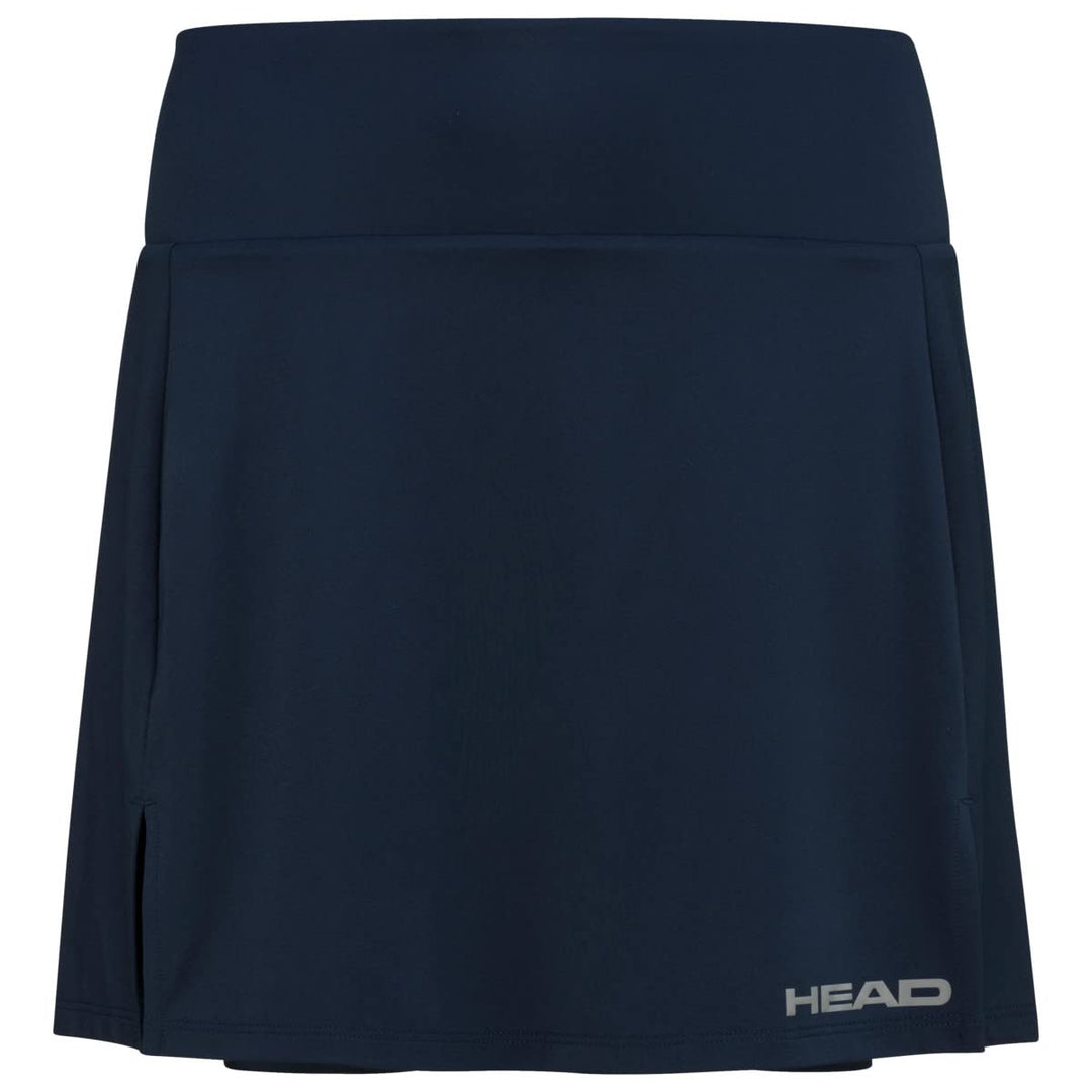 HEAD Damen Club Basic Skirt Long W Skirts (1er Pack) XS Dunkelblau, XS Dunkelblau
