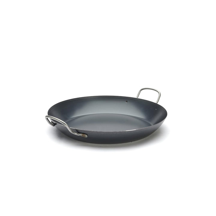 De Buyer 'La Lyonnaise' Paella-Pfanne, Stärke: 1,5 mm, blau, Diamètre 37 cm, Diamètre 37 cm