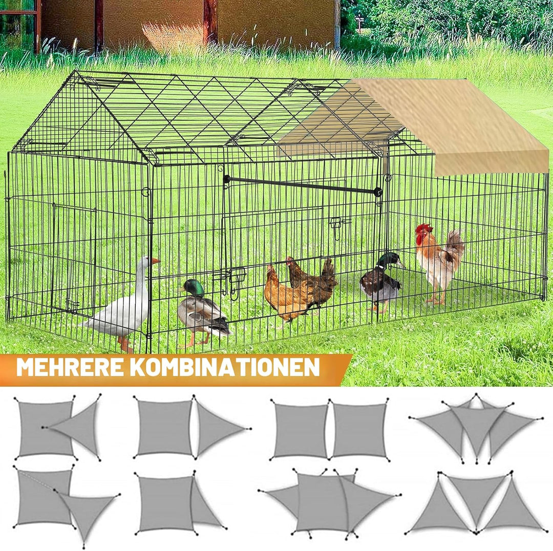 Shade Nets Schattiernetz Mit ösen 2×3Meter Rechteckige Sonnensegel, Geeignet Zur Beschattung/Wärmeis