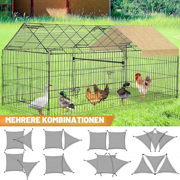 Shade Nets Schattiernetz Mit ösen 2×3Meter Rechteckige Sonnensegel, Geeignet Zur Beschattung/Wärmeis