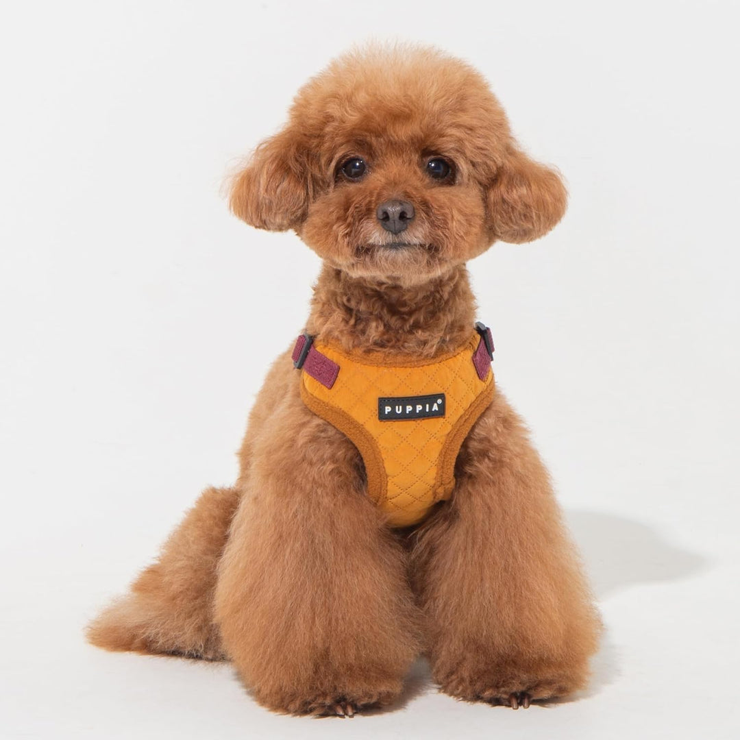 Puppia Irvin Comfort Hundegeschirr, Step-in, warm, Winter, Rautenmuster, Verstellbarer Hals und Brus