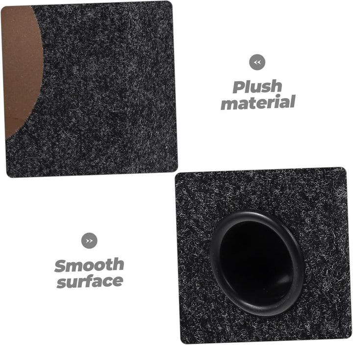 BESTOYARD 8-Zoll Subwoofer Kasten für Single Cab Autos Versiegeltes Gehäuse mit Teppichboden für Ver