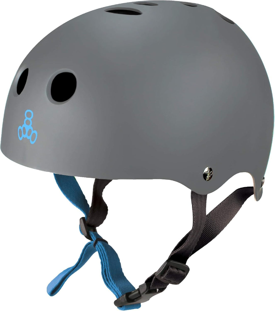 Triple Eight Herren Sweatsaver Halo Water Helmet for Wakeboarding and Waterskiing Helm Karbongummi.