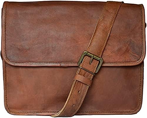 ALASKA EXPORTS handgemachte vintage Leder Messenger-Tasche für Laptop Aktentasche Best Computer, Sch