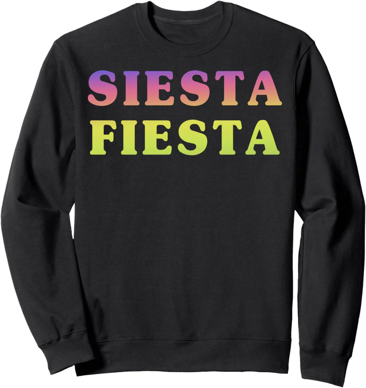 Trendy Siesta Fiesta Color Gradient Sweatshirt