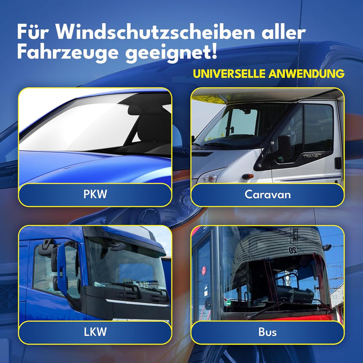 ATG® Steinschlag Reparaturset Windschutzscheibe - Universelles Auto Glas Reparatur Set - Professione