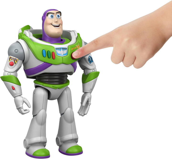 Mattel Disney und Pixar Toy Story 5, sprechende Interactables-Figuren, 18 cm massstabsgetreu, Sprüch