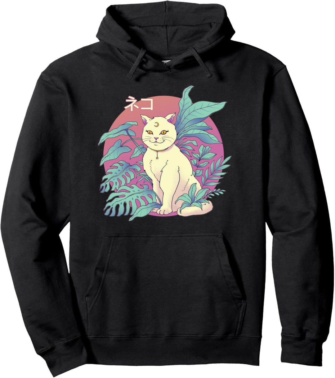 Vapor Cat Pullover Hoodie