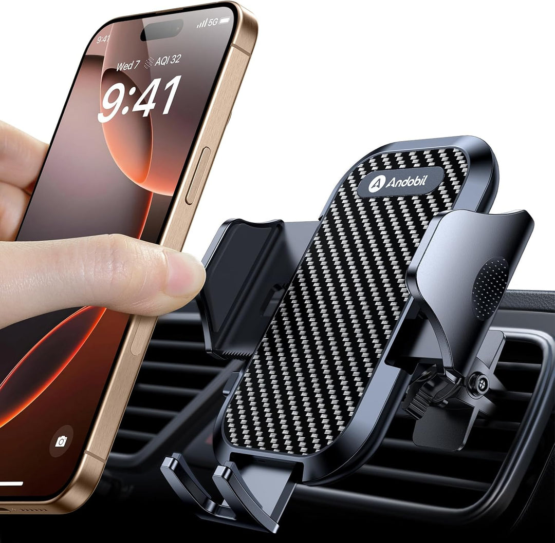 andobil Handyhalterung Auto Handy Halterung Lüftung mit 2023 Upgrade Lüftungsclip Kfz Handyhalterung