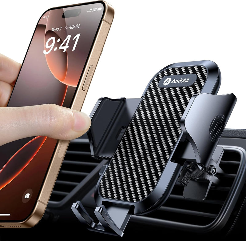 andobil Handyhalterung Auto Handy Halterung Lüftung mit 2023 Upgrade Lüftungsclip Kfz Handyhalterung