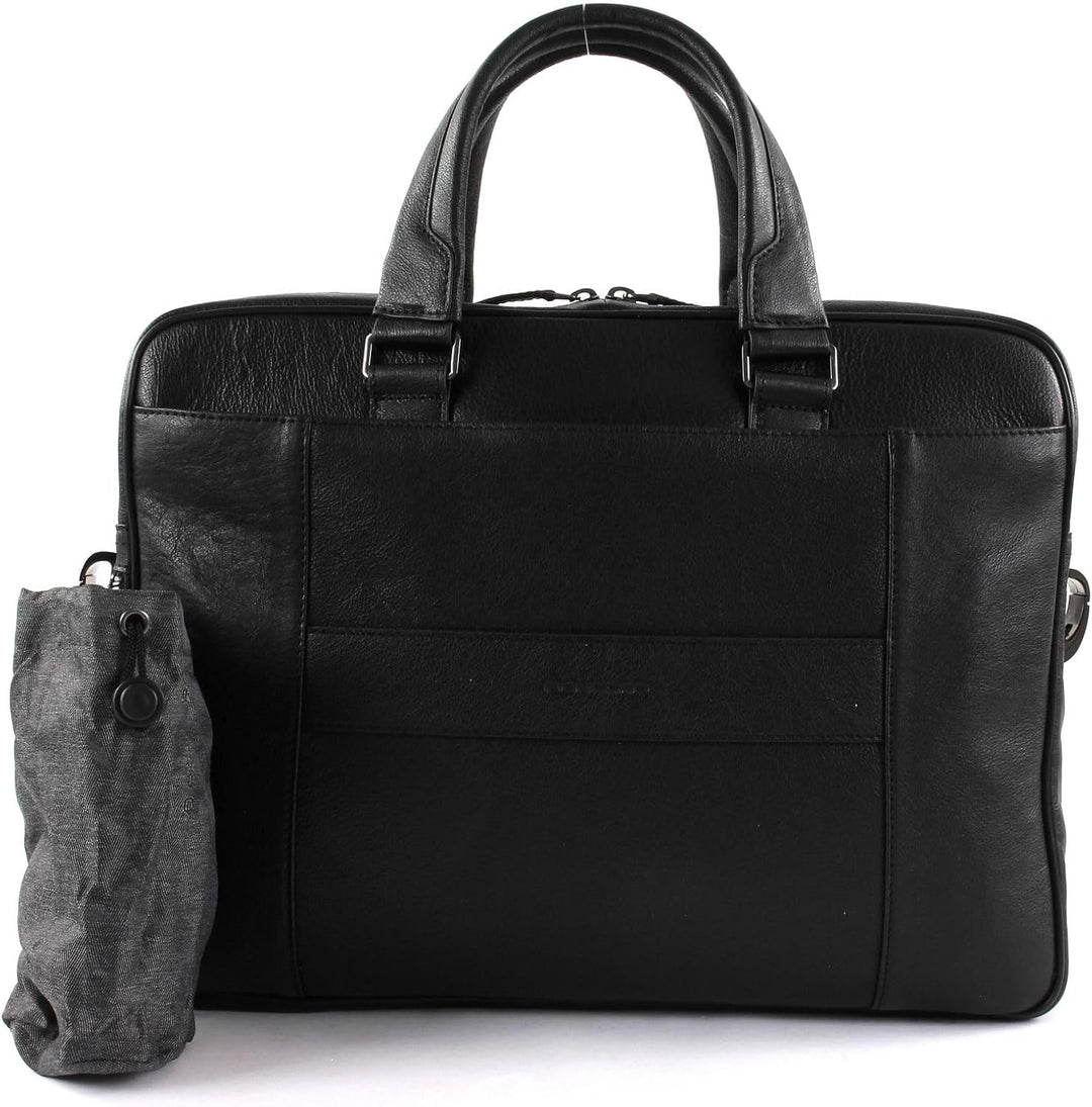 Piquadro Black Square Aktentasche Leder 39 cm Laptopfach