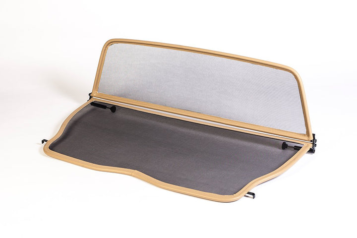 Windschott für BMW E30 (1988-1993) - Klappbar - mit Schnellverschluss - Beige | Windabweiser | Windb