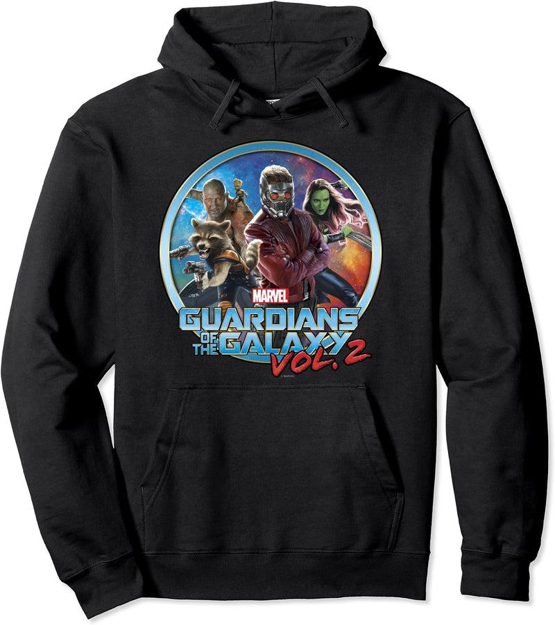 Marvel Guardians Of The Galaxy Vol. 2 Group Action Pose Pullover Hoodie