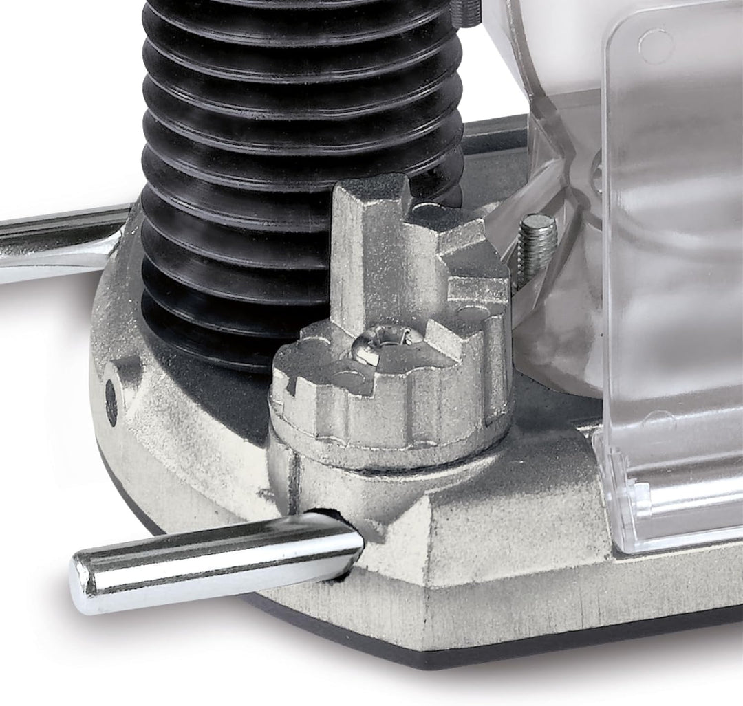 Einhell Oberfräse TC-RO 1155 Kit (1100 Watt, Ø 6 und 8 mm, Drehzahlregulierung, Parallelanschlag, Ab