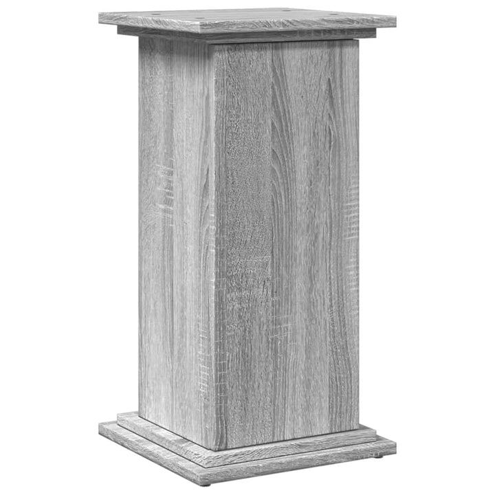 vidaXL Postament mit Stauraum Grau Sonoma 31x30x60 cm Holzwerkstoff
