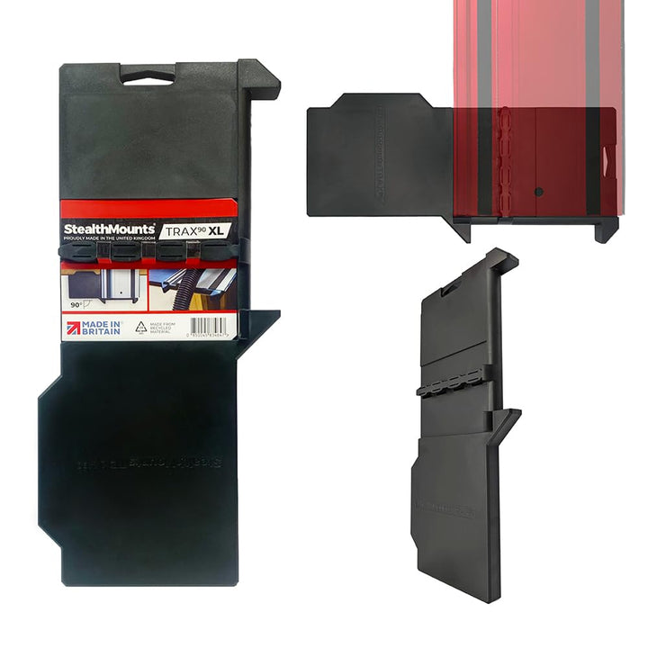 StealthMounts Trax90 XL Führungsschiene für Milwaukee | 90° Winkelsägeführung für Tauchsägen, Tauchs