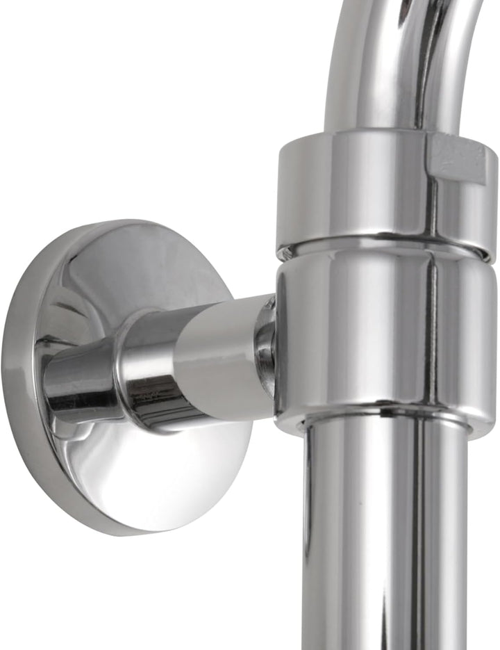'aquaSu® Duschsystem Tima mit Regendusche & Handbrause | Handbrause: 4-strahlig | Kopfbrause: 1-stra