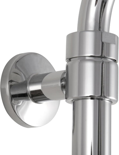 'aquaSu® Duschsystem Tima mit Regendusche & Handbrause | Handbrause: 4-strahlig | Kopfbrause: 1-stra