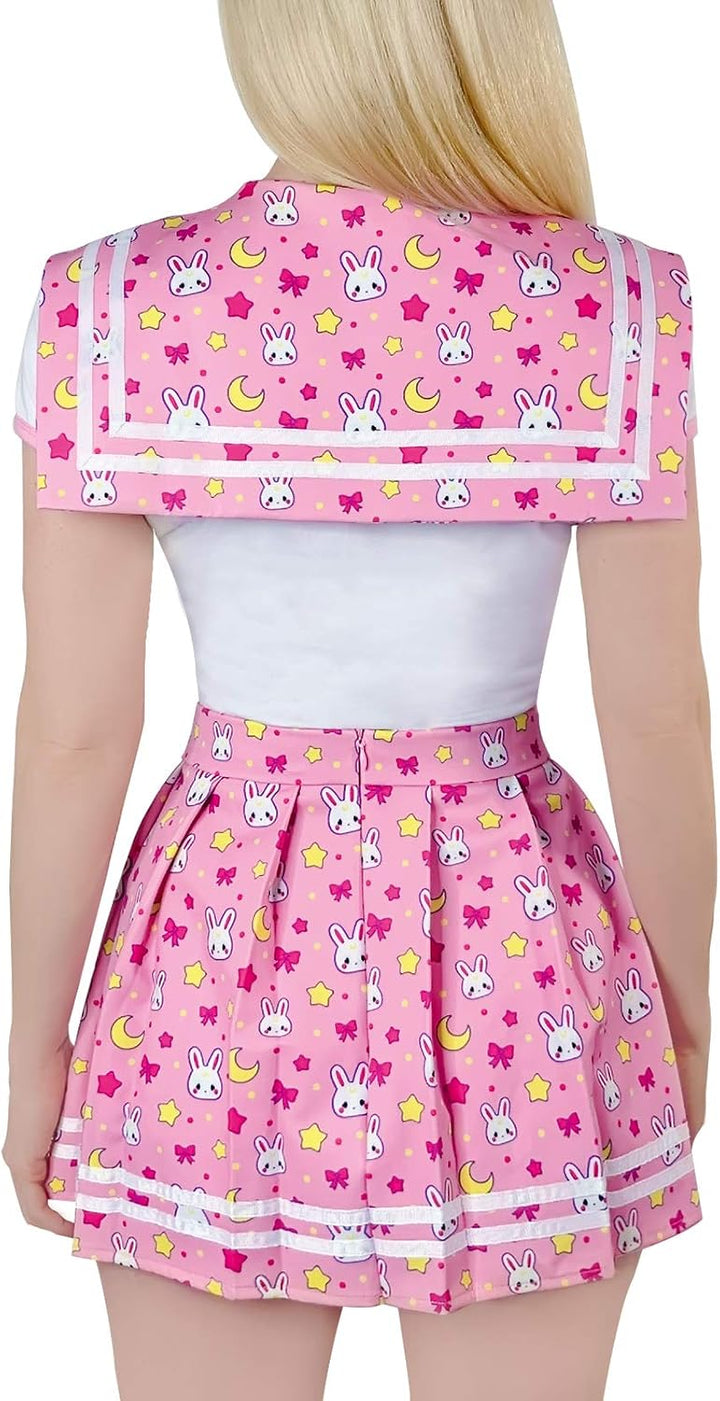 LittleForBig Baumwolle Strampler Onesie Pyjamas Bodysuit - Klassische Japanische Schulmädchen Kleid