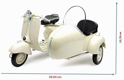 NewRay 48993 - Modellroller Piaggio Vespa 150 VL1T mit Seitenwagen 1:6