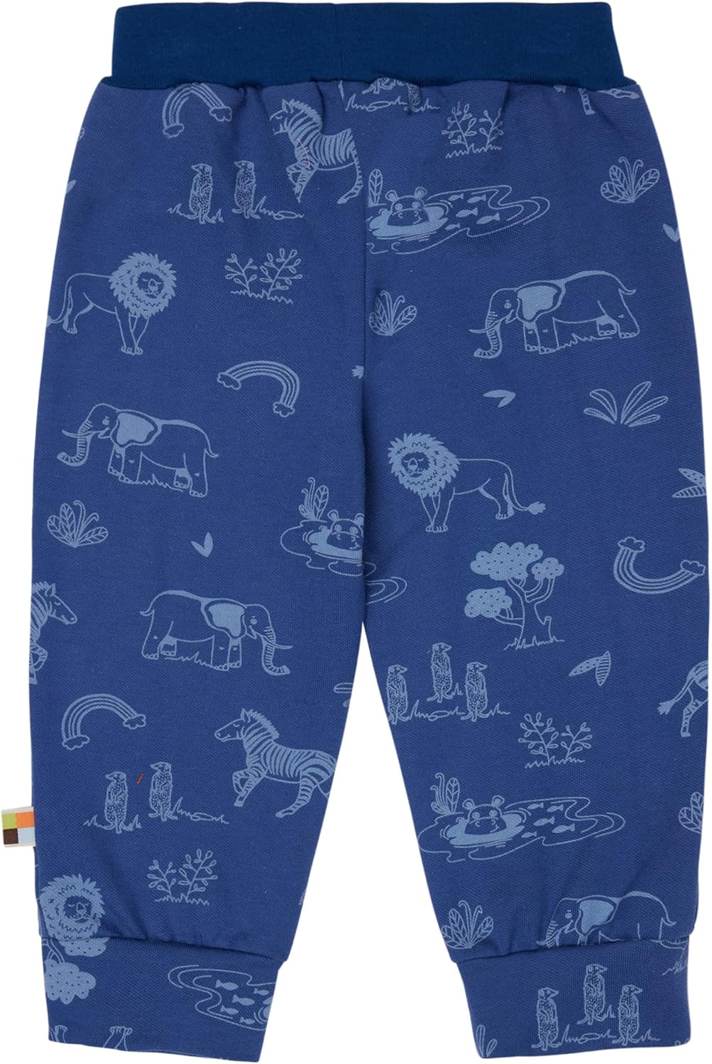 loud + proud Unisex Kinder Mit Druck, GOTS Zertifiziert Hose 122-128 Ultramarin, 122-128 Ultramarin