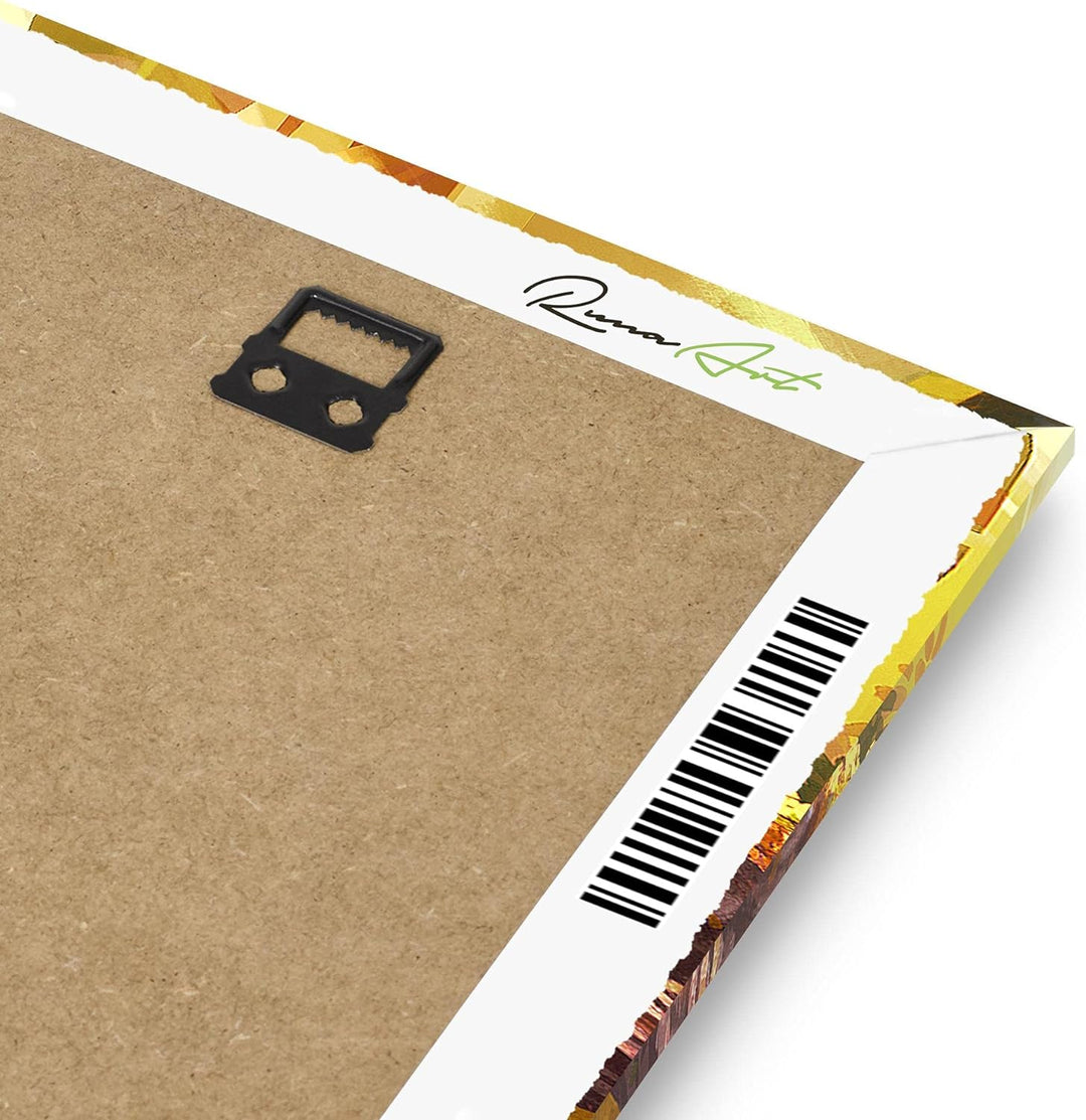 Runa Art Wandbilder Kinderzimmer Wald 5 Teilig Bild auf Vlies Leinwand Deko Babyzimmer Spielzimmer W