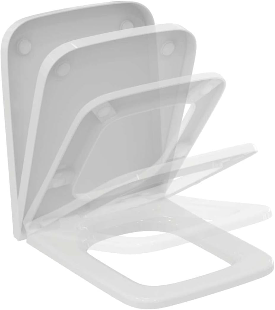 Ideal Standard T392701 Blend Cube WC-Sitz, Wrapover Weiss, Weiss