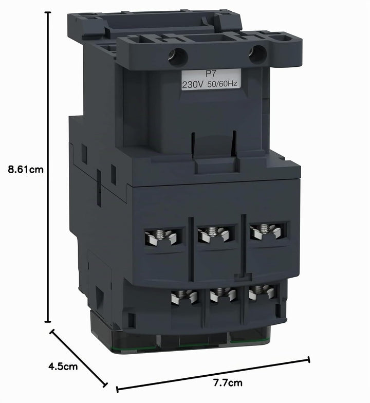 Schneider Electric | LC1D18P7 - Leistungsschütz, 3p+1S+1Ö, 7,5kW/400V/AC3, 18A, Spule 230V 50/60Hz 1