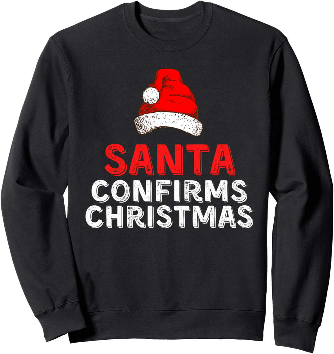 Witzige hässliche Weihnachtsmann Spruch Zitat Sweatshirt