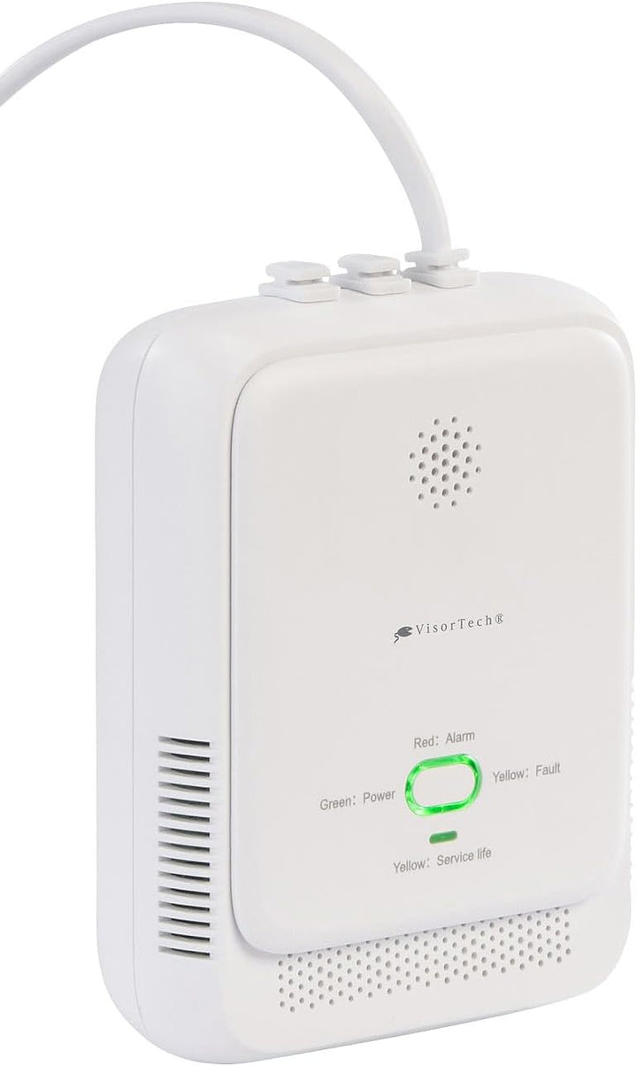 VisorTech Gaswarner: Smarter Multi-Gasmelder für haushaltsübliche Gase, WLAN &amp; App, 85db (Multigasme