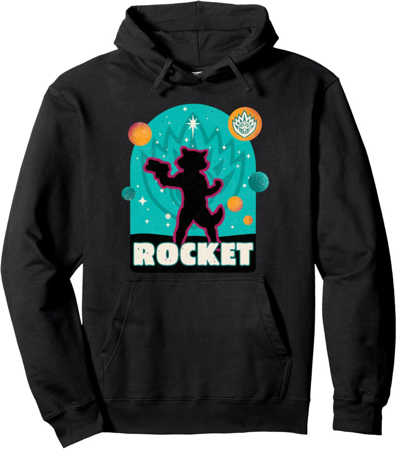 Marvel Guardians of the Galaxy Volume 3 Rocket Space Icon Pullover Hoodie