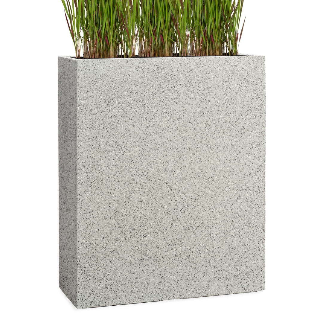 Pflanzwerk® Pflanzkübel Divider Granit Grau 72x60x25cm *Frostbeständiger Blumenkübel* *UV-Schutz* *Q