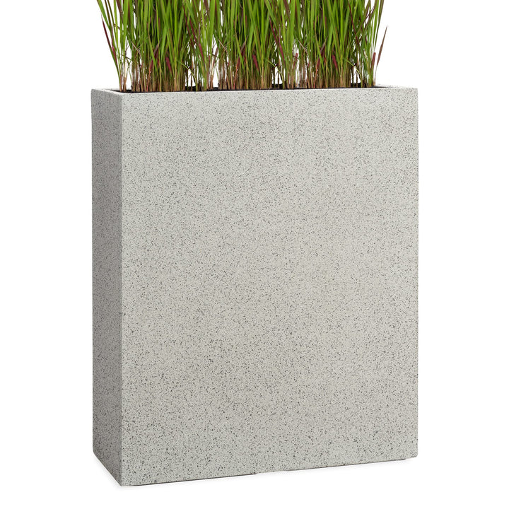 Pflanzwerk® Pflanzkübel Divider Granit Grau 72x60x25cm *Frostbeständiger Blumenkübel* *UV-Schutz* *Q