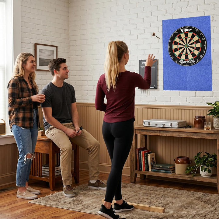 Dartboard Wandschutz, Filz Dartscheibe Wandschutz Selbstklebend, Wandumrandung für Dartboard, Filz-D