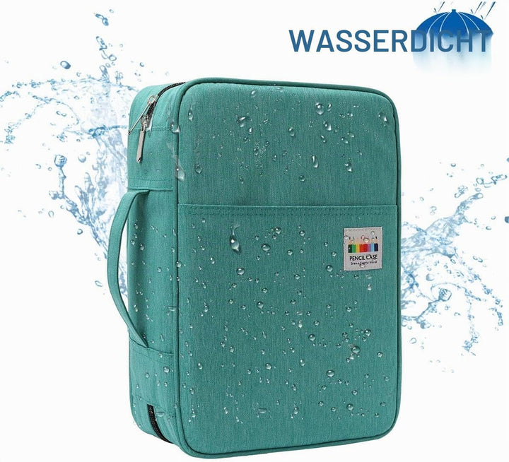 JAKAGO Federmäppchen mit Grosser Kapazität für 304 Buntstifte,Wasserdicht Stifttasche Schreibwaren O