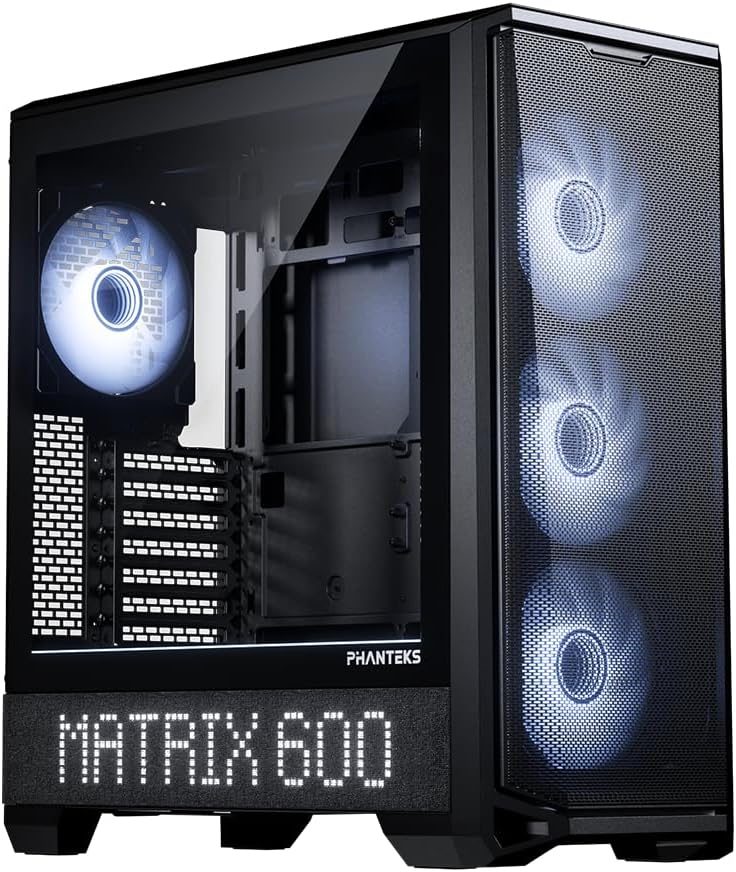PHANTEKS Matrix 600 Upgrade Kit Schwarz | 600-LED-Matrix-Display für XT View & Eclipse G400A mit Nex