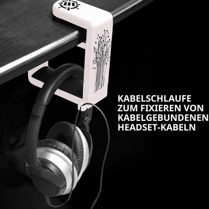 ENHANCE PC Gaming Headset Kopfhörer Halterung Hanger Mount Kopfhörer Stand mit verstellbaren & Schwe