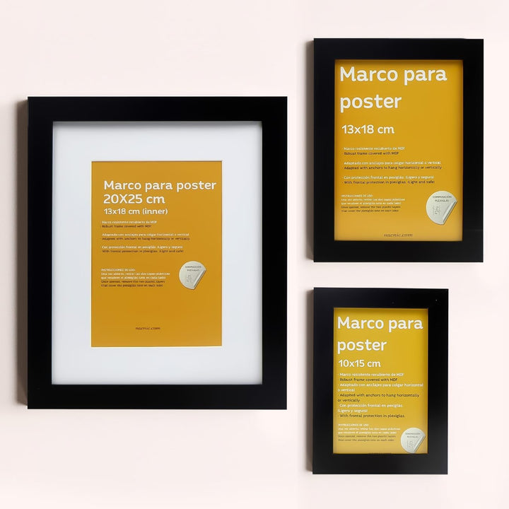 Nacnic 10-er Set Klassische Rahmen zum Schutz und Anzeige von Fotos, Diplome, Poster, Kunstdrücke in