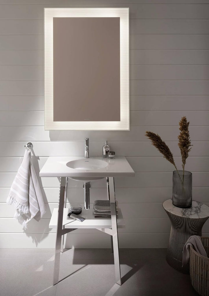 Duravit Handtuchhaken doppelt Starck T, Wandmontage, Chrom für 2 Handtücher Chrom, für 2 Handtücher